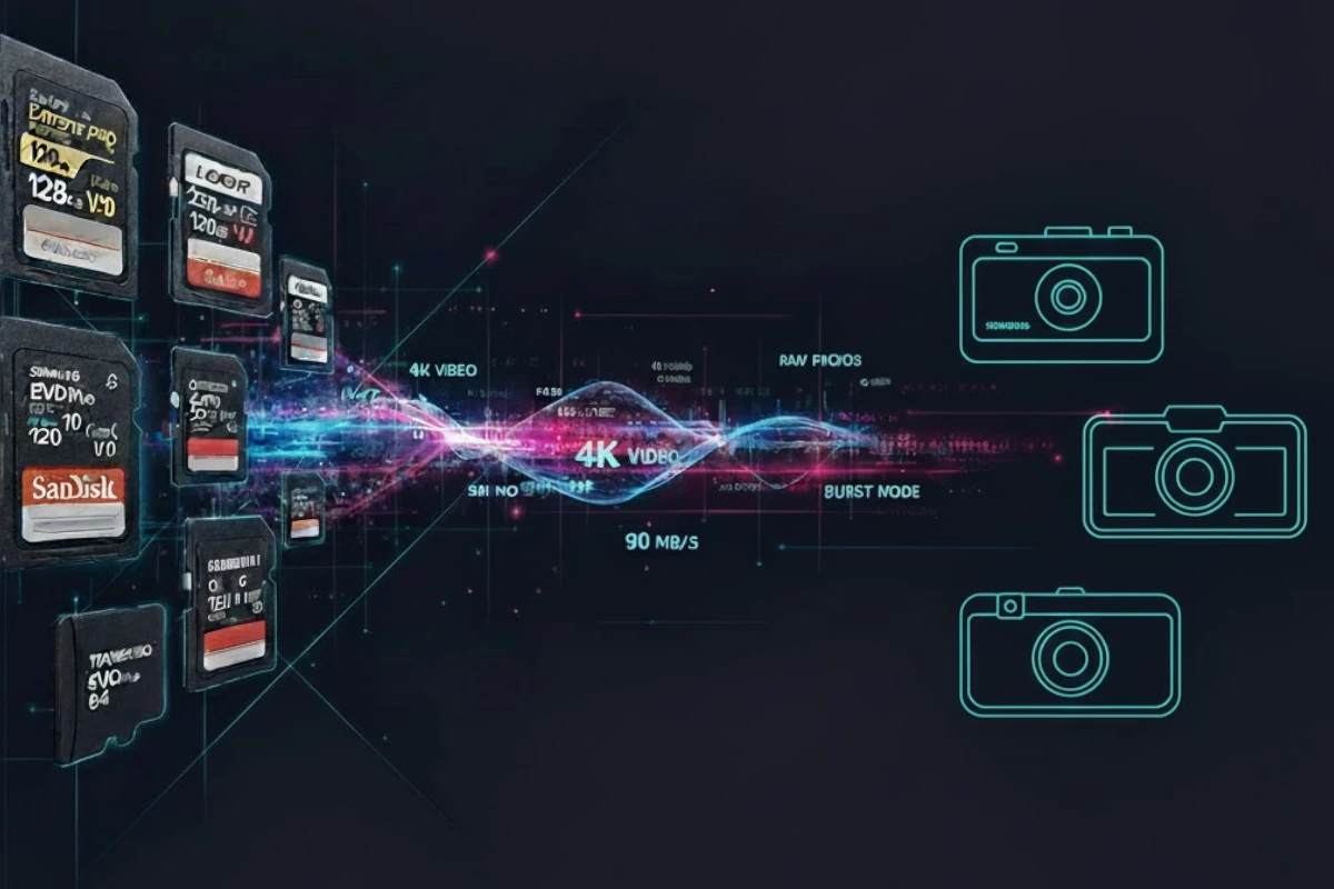 Dashcam recording driving footage