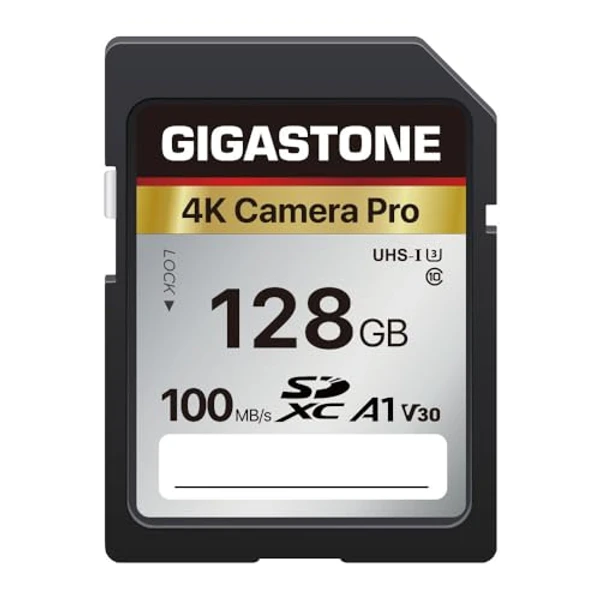 Gigastone 128GB SD Card 4K Camera Pro