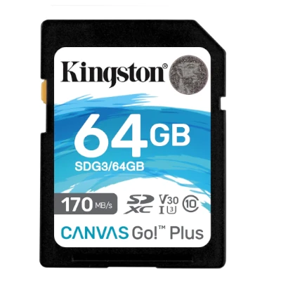Kingston Canvas React Plus SD V90 SD card - 45USD