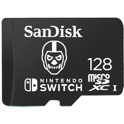 SanDisk Nintendo Switch Fortnite Skull Trooper microSD Card
