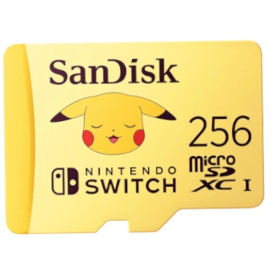 SanDisk Nintendo Switch ポケットモンスター ピカチュウ microSD Card
