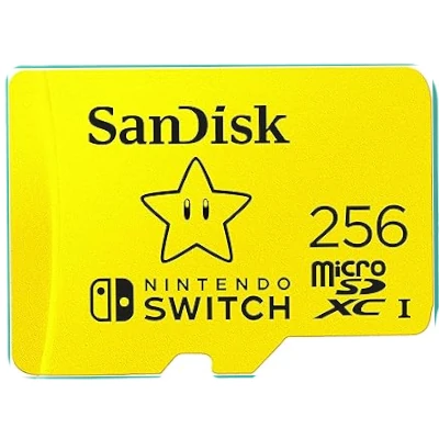 SanDisk Nintendo Switch スーパーマリオ スター microSD Card