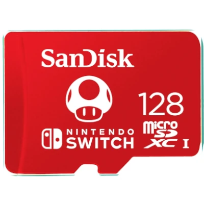 SanDisk Nintendo Switch スーパーマリオ キノコ microSD Card