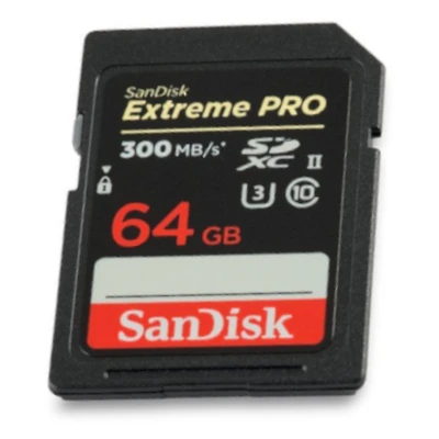SanDisk Extreme PRO SD UHS-II V90 SD card - 100USD