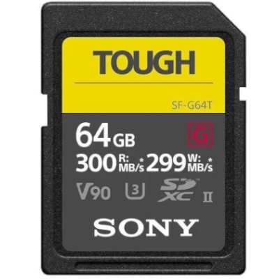 Sony TOUGH G-Series SD V90 SD card - 100USD