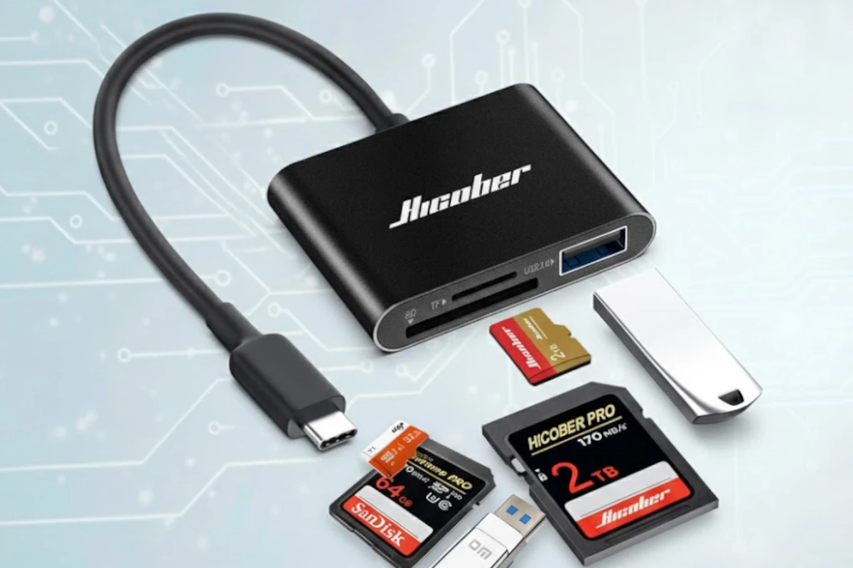 Hicober USB-C to SD Card Reader